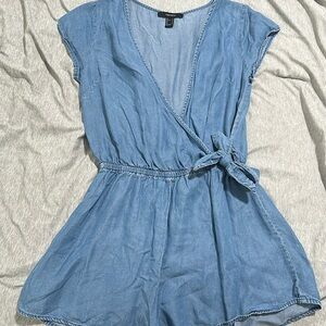 Denim Forever 21 Swim Cover Up